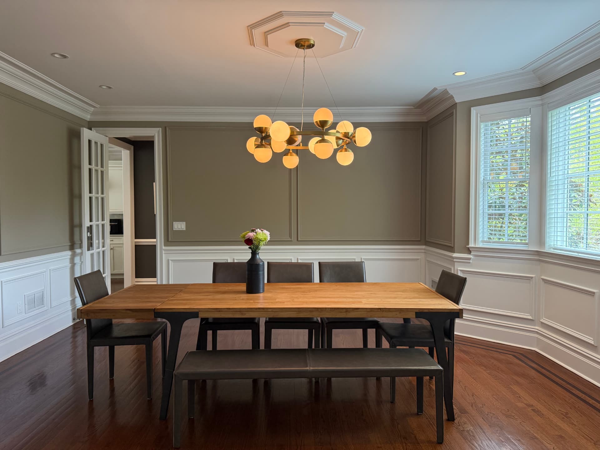 Short Hills Interior Finishes — Dining room