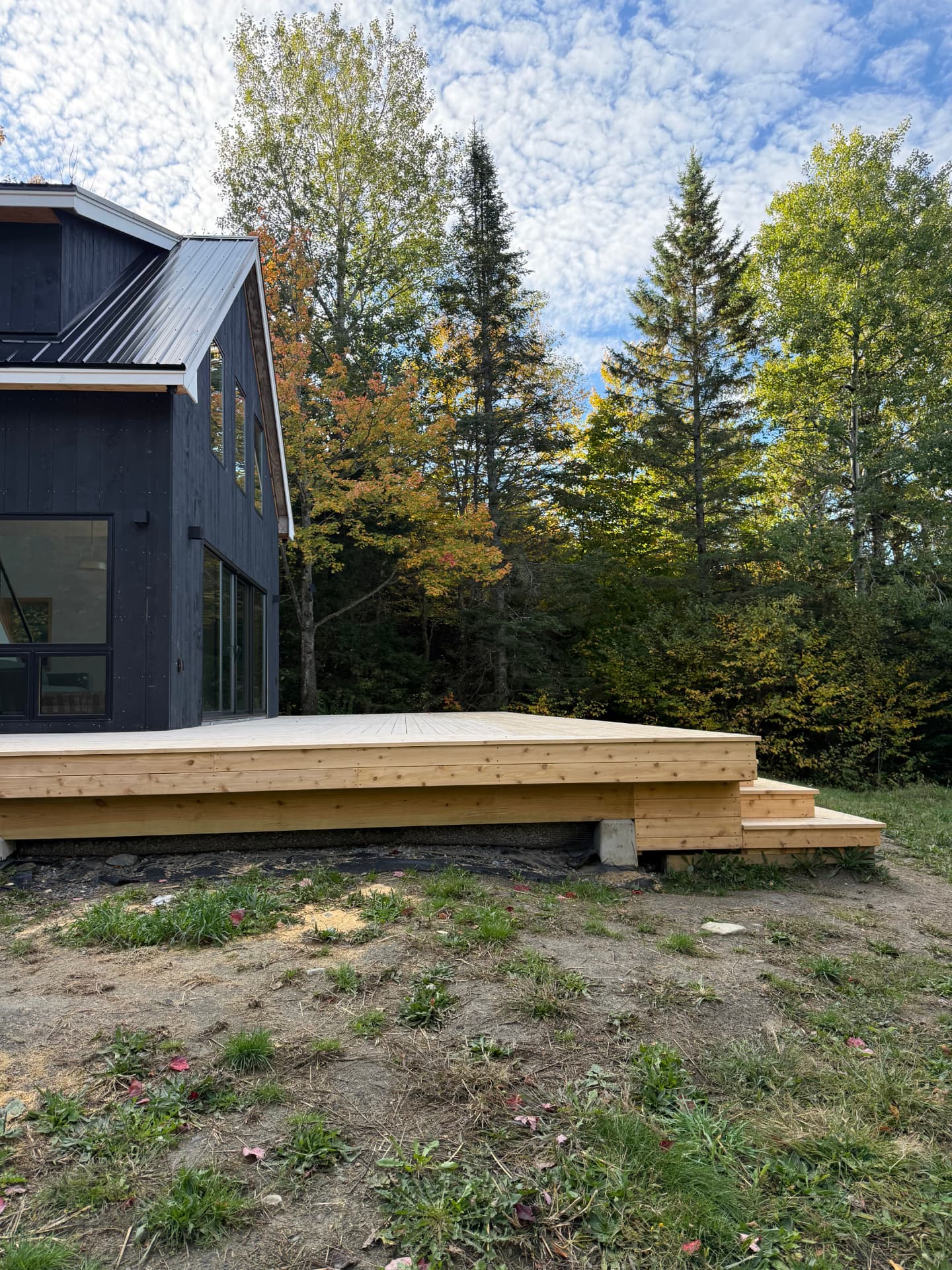 Beach Hill Camp — Deck and steps