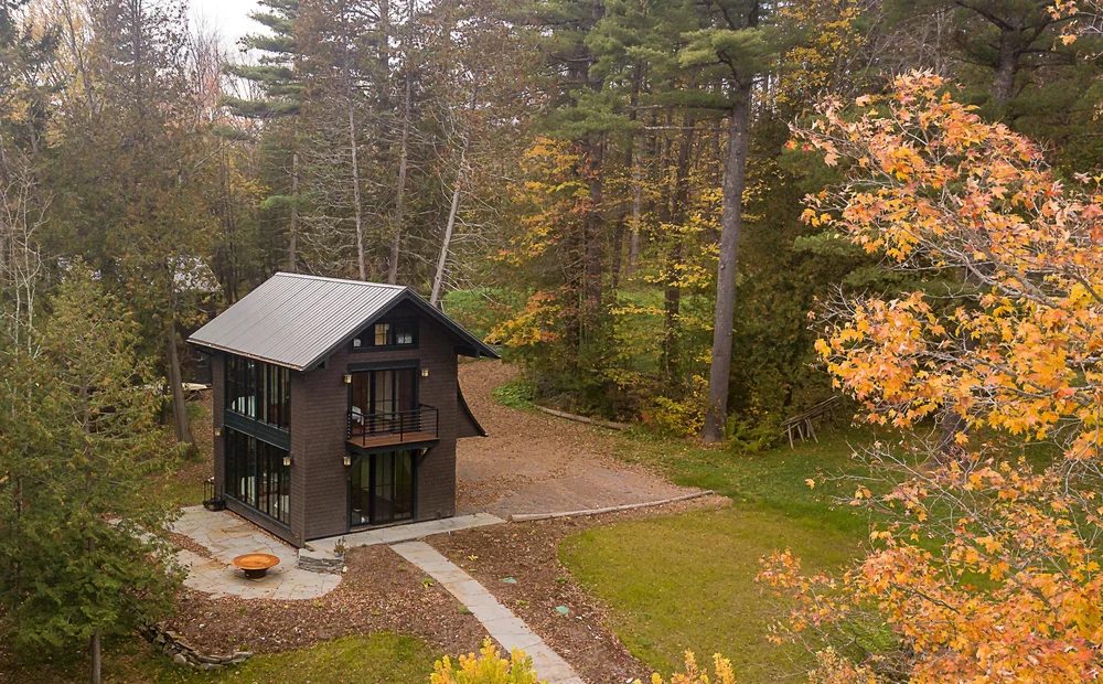 Gunther Accessory Dwelling — Set into the woods in autumn