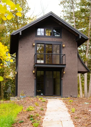 Gunther Accessory Dwelling — Entry front and bluestone walk