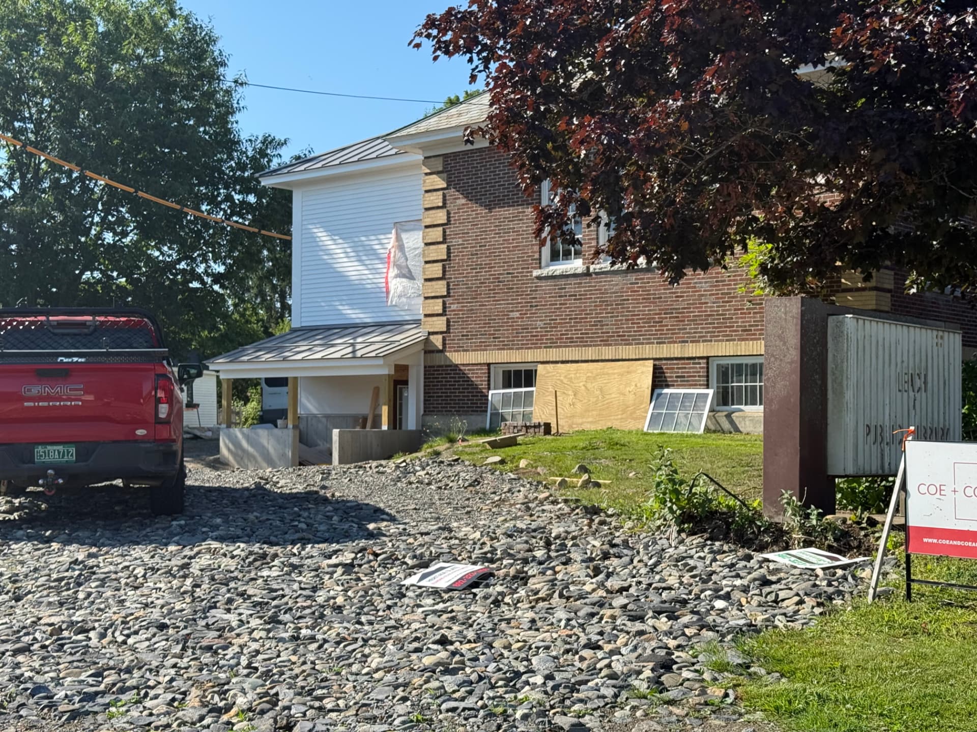 Leach Public Library — Addition alongside the original library