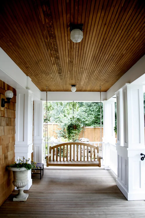 Wilson Residence — Wraparound porch with swing