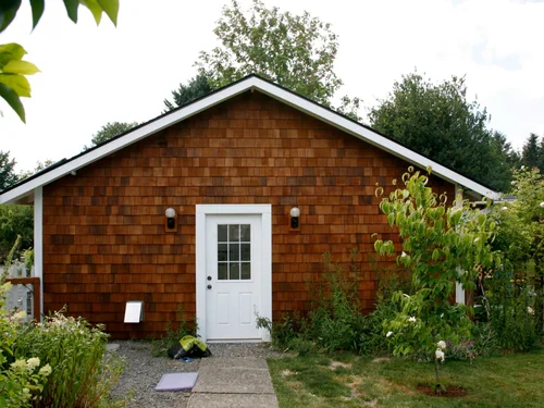 Wilson Residence — Detached shingled studio