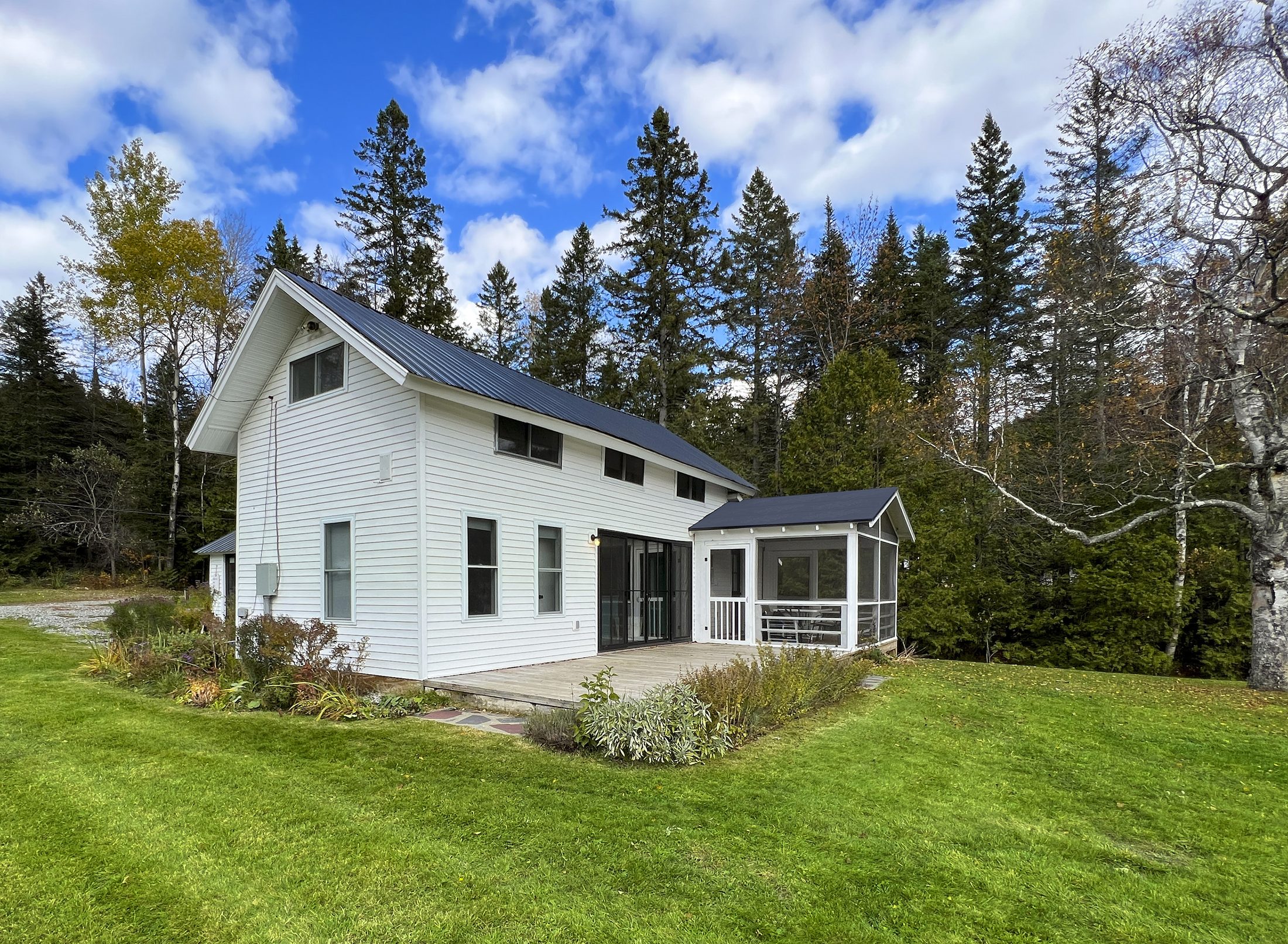 Shadow Lake Cottage — Cottage exterior after the renovation