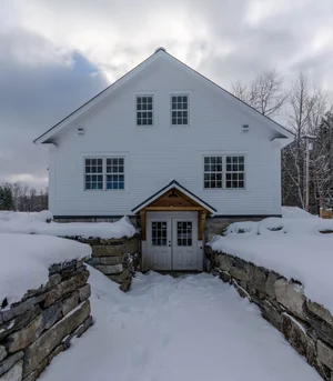 Ingersoll Lane — Gable front and timber entry hood